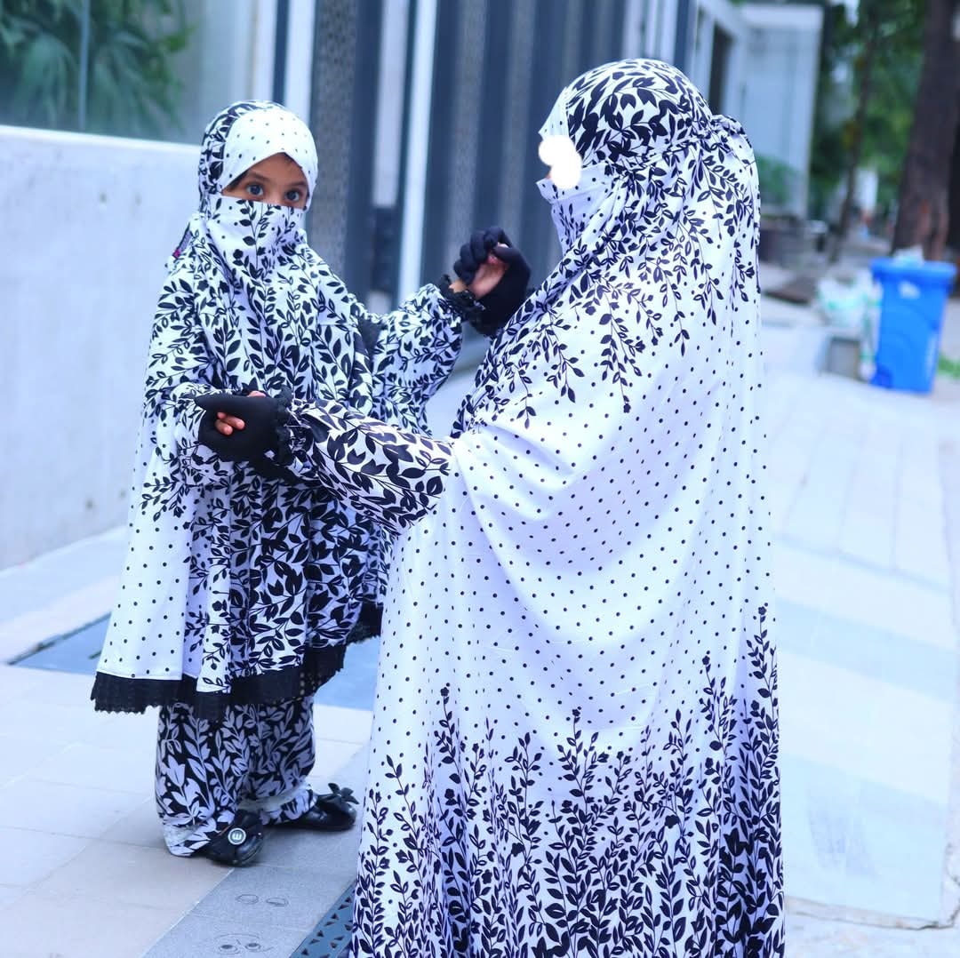 Only Woman Lilen Fabric Khimar Set LF112